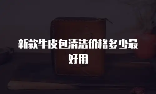 新款牛皮包清洁价格多少最好用