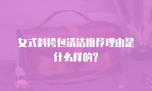 女式斜挎包清洁推荐理由是什么样的？