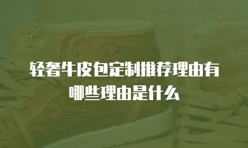 轻奢牛皮包定制推荐理由有哪些理由是什么