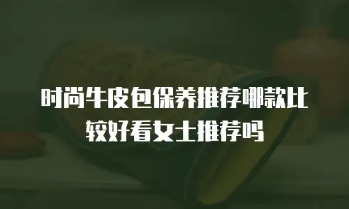 时尚牛皮包保养推荐哪款比较好看女士推荐吗