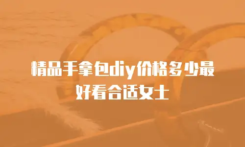 精品手拿包diy价格多少最好看合适女士