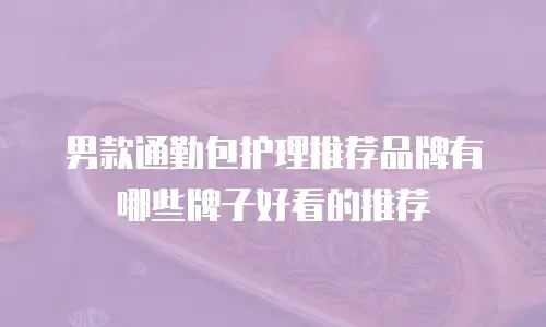 男款通勤包护理推荐品牌有哪些牌子好看的推荐