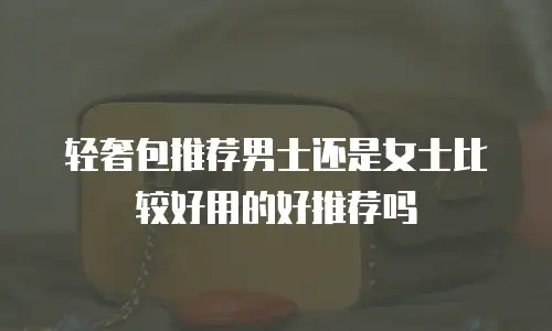 轻奢包推荐男士还是女士比较好用的好推荐吗