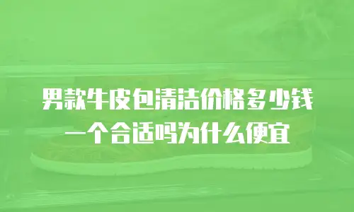 男款牛皮包清洁价格多少钱一个合适吗为什么便宜