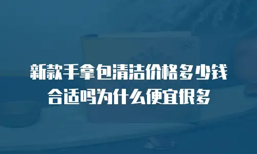 新款手拿包清洁价格多少钱合适吗为什么便宜很多