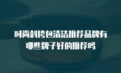 时尚斜挎包清洁推荐品牌有哪些牌子好的推荐吗