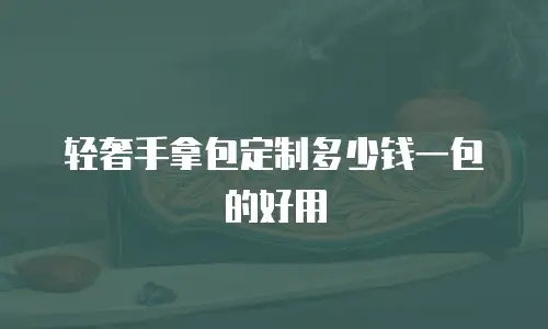轻奢手拿包定制多少钱一包的好用