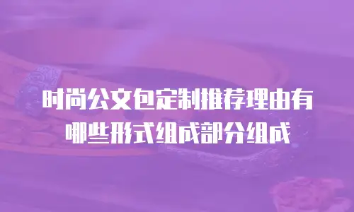时尚公文包定制推荐理由有哪些形式组成部分组成