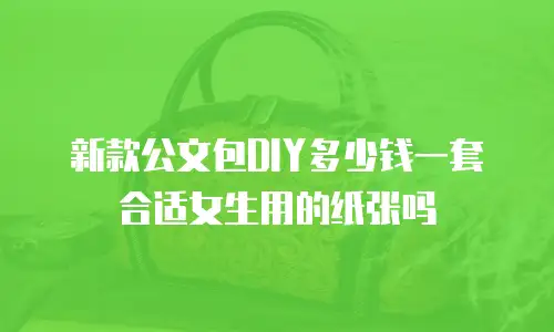 新款公文包DIY多少钱一套合适女生用的纸张吗
