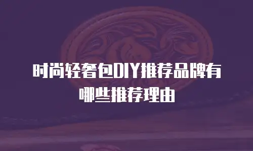 时尚轻奢包DIY推荐品牌有哪些推荐理由