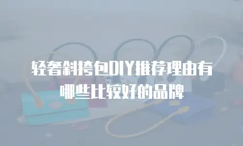 轻奢斜挎包DIY推荐理由有哪些比较好的品牌