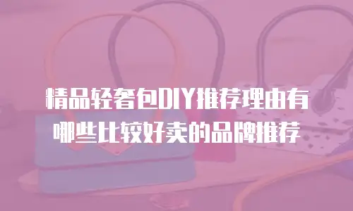 精品轻奢包DIY推荐理由有哪些比较好卖的品牌推荐