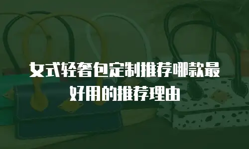 女式轻奢包定制推荐哪款最好用的推荐理由