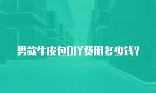 男款牛皮包DIY费用多少钱？