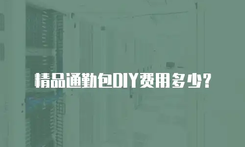 精品通勤包DIY费用多少？