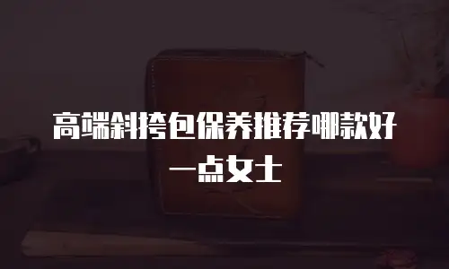 高端斜挎包保养推荐哪款好一点女士