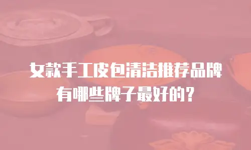 女款手工皮包清洁推荐品牌有哪些牌子最好的？