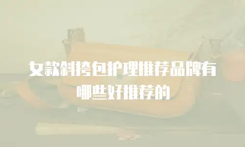 女款斜挎包护理推荐品牌有哪些好推荐的