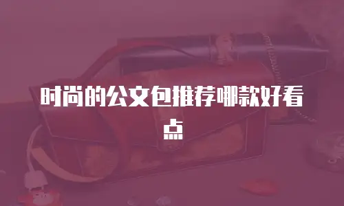 时尚的公文包推荐哪款好看点