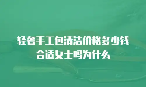 轻奢手工包清洁价格多少钱合适女士吗为什么
