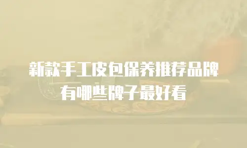 新款手工皮包保养推荐品牌有哪些牌子最好看