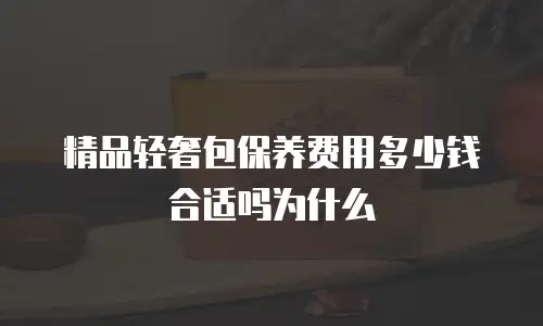 精品轻奢包保养费用多少钱合适吗为什么