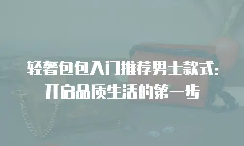 轻奢包包入门推荐男士款式：开启品质生活的第一步