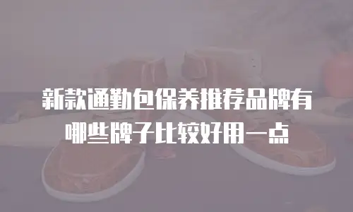 新款通勤包保养推荐品牌有哪些牌子比较好用一点