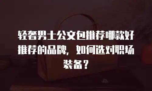 轻奢男士公文包推荐哪款好推荐的品牌，如何选对职场装备？