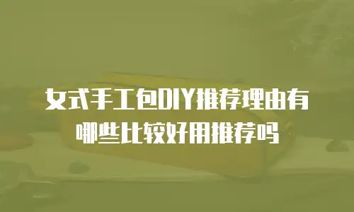 女式手工包DIY推荐理由有哪些比较好用推荐吗