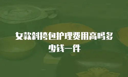 女款斜挎包护理费用高吗多少钱一件