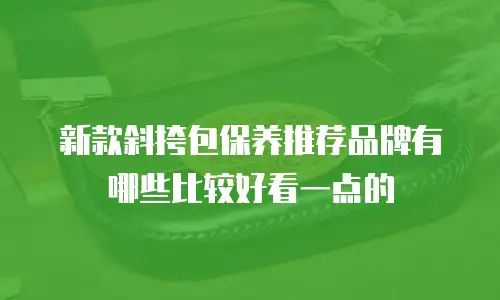 新款斜挎包保养推荐品牌有哪些比较好看一点的