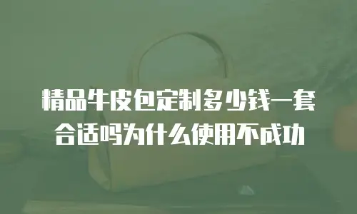 精品牛皮包定制多少钱一套合适吗为什么使用不成功