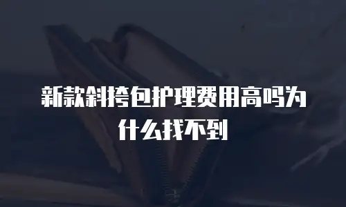 新款斜挎包护理费用高吗为什么找不到