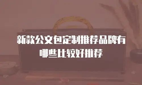 新款公文包定制推荐品牌有哪些比较好推荐