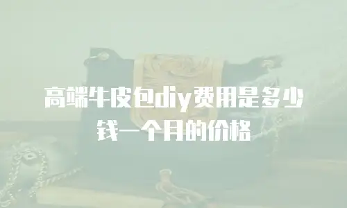 高端牛皮包diy费用是多少钱一个月的价格