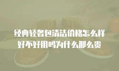 经典轻奢包清洁价格怎么样好不好用吗为什么那么贵