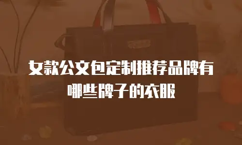 女款公文包定制推荐品牌有哪些牌子的衣服