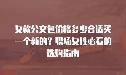 女款公文包价格多少合适买一个新的？职场女性必看的选购指南