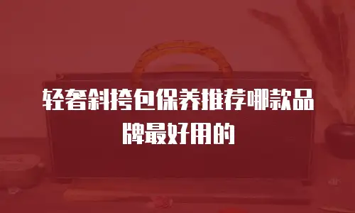 轻奢斜挎包保养推荐哪款品牌最好用的