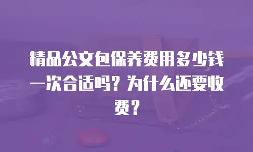 精品公文包保养费用多少钱一次合适吗？为什么还要收费？