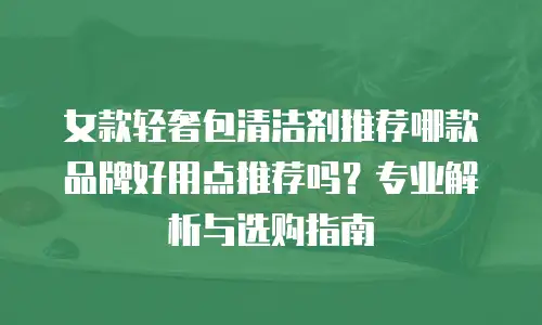 女款轻奢包清洁剂推荐哪款品牌好用点推荐吗？专业解析与选购指南