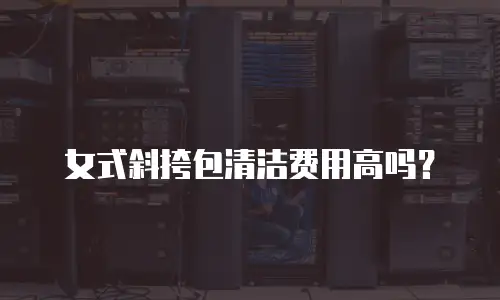 女式斜挎包清洁费用高吗？