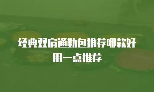 经典双肩通勤包推荐哪款好用一点推荐