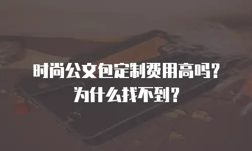 时尚公文包定制费用高吗？为什么找不到？