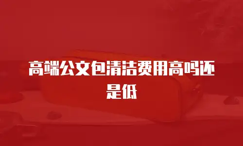 高端公文包清洁费用高吗还是低