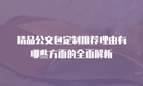 精品公文包定制推荐理由有哪些方面的全面解析