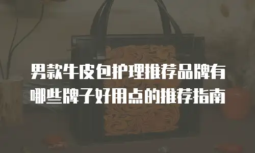 男款牛皮包护理推荐品牌有哪些牌子好用点的推荐指南