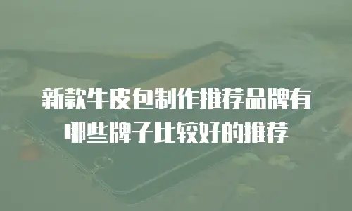 新款牛皮包制作推荐品牌有哪些牌子比较好的推荐