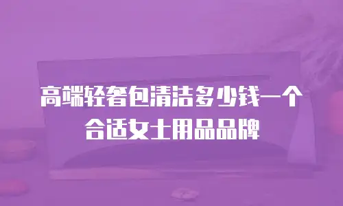 高端轻奢包清洁多少钱一个合适女士用品品牌
